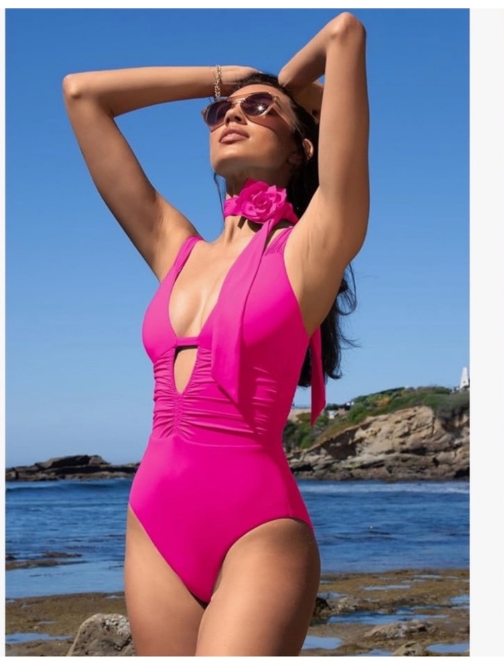 NWT BECCA Garden of Eden Multifit One-Piece Swimsuit - Picture 4 of 6